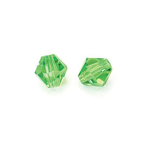 Preciosa 8mm Bicones - Peridot Preciosa 8mm Bicones - Peridot
