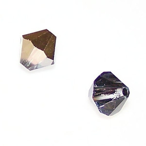 Preciosa 8mm Bicones - Crystal Aurum