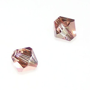 Preciosa 8mm Bicones - Crystal Capri Gold