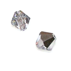 Preciosa 8mm Bicones - Crystal Labrador