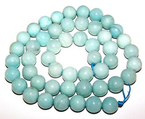 8mm Round Semiprecious Gemstone Beads - Amazonite 8mm Round Semiprecious Gemstone Beads - Amazonite