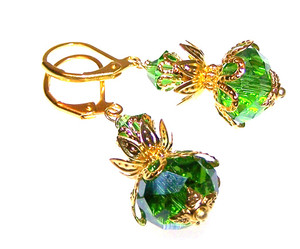 Enticing Emeralds Earrings Beaded Jewelry Making Kit Enticing Emeralds Earrings Beaded Jewelry Making Kit