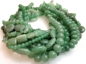 Aventurine Semiprecious Gemstone Beads - 1Strand Set Aventurine Semiprecious Gemstone Beads - 1Strand Set