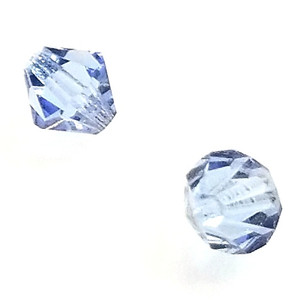 Preciosa 6mm Bicones - Light Sapphire Preciosa 6mm Bicones - Light Sapphire