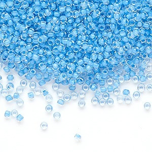 1oz Matsuno Size 11 Inside Color Seed Bead - Aqua