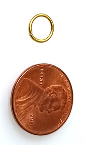 8mm Gold-Plated Jump Rings 8mm Gold-Plated Jump Rings