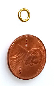 Gold-Plated 6mm Jumprings - 18ga Gold-Plated 6mm Jumprings - 18ga