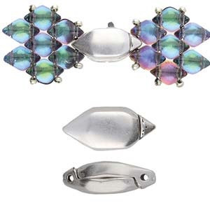 Antique Silver Ralaki Gemduo or Diamonduo Magnetic Clasp Antique Silver Ralaki Gemduo or Diamonduo Magnetic Clasp
