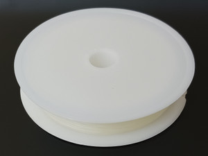 1 Spool of 36ft (11m) of 0.3mm Clear Elastic Cord