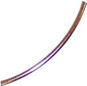 10 Silver-Plated 50x3mm Curved Tubes 10 Silver-Plated 50x3mm Curved Tubes