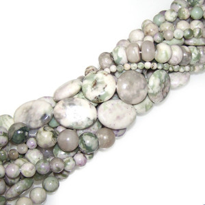 Peace Jade Semiprecious Gemstone Beads - Strand Set