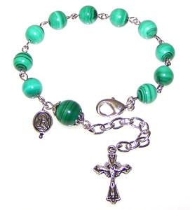 Cerulean Glass Pearl Beaded Rosary Making Kit