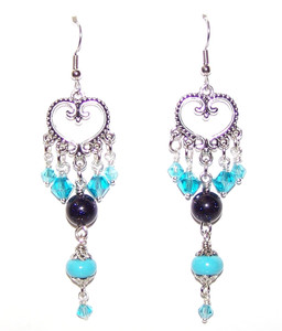 Moons Embrace Earrings Beaded Jewelry Making Kit