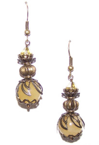 Sleepy Owl Earrings Beaded Jewelry Making Kit