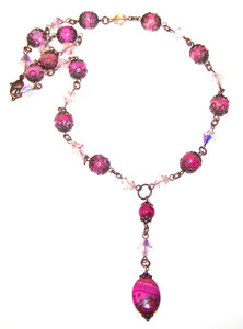 Romantic Peony Necklace Beaded Jewelry Making Kit