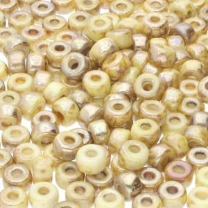 Matubo Size Seed Beads - Chalk Rembrandt Matubo Size Seed Beads - Chalk Rembrandt
