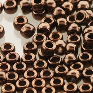 Matubo Size Seed Beads - Jet Bronze Matubo Size Seed Beads - Jet Bronze