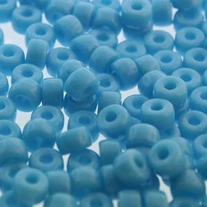 Matubo Size Seed Beads - Turquoise Blue Opaque Matubo Size Seed Beads - Turquoise Blue Opaque
