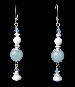 Glimmering Glacier Earrings Beaded Jewelry Making Kit