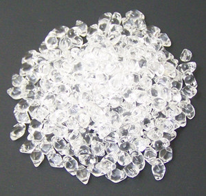 MINI GemDuo 2-Hole Czech Glass 4x6mm Beads - CRYSTAL