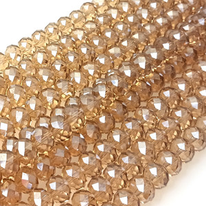 Smk Quartz 12x9mm Glass Crystal Rondelles Smk Quartz 12x9mm Glass Crystal Rondelles