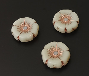 Silk Copper Inlay 20mm Hawaii Flower Beads Silk Copper Inlay 20mm Hawaii Flower Beads