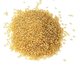 Miyuki - #15 Rocailles - Silver-Lined Gold