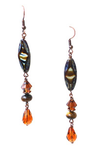 Floating Feather Earrings Beaded Jewelry Making Kit