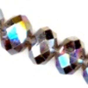 Smk Quartz AB 12x9mm Glass Crystal Rondelles Smk Quartz AB 12x9mm Glass Crystal Rondelles