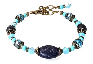 Shining Depths Bracelet Beaded Jewelry Making Kit