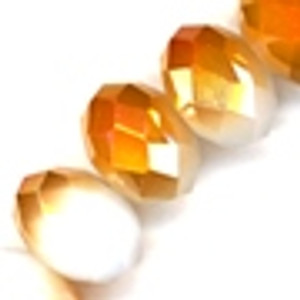 Sand Opal AB 12x9mm Glass Crystal Rondelles Sand Opal AB 12x9mm Glass Crystal Rondelles