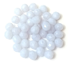 Violet Opal 8mm Czech Glass Fire-Polished Beads Violet Opal 8mm Czech Glass Fire-Polished Beads