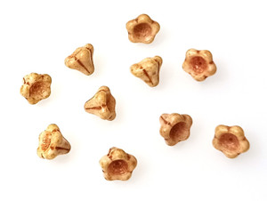 10 Czech Glass 12x10mm Flower Bell Beads - Butter Pecan 10 Czech Glass 12x10mm Flower Bell Beads - Butter Pecan