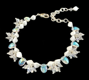 Snow Crystals DIY Bracelet Beaded Jewelry Making Kit Snow Crystals DIY Bracelet Beaded Jewelry Making Kit