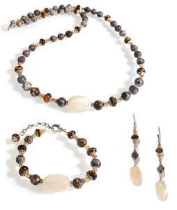 Comforting Cappuccino 3-Piece Beaded Jewelry Making Kits Comforting Cappuccino 3-Piece Beaded Jewelry Making Kits