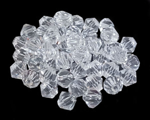 Crystal Clear 8mm Glass Crystal Bicone Beads Crystal Clear 8mm Glass Crystal Bicone Beads
