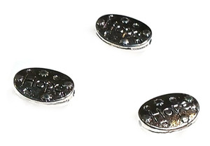 Hope 12x16mm Oval Message Beads Hope 12x16mm Oval Message Beads