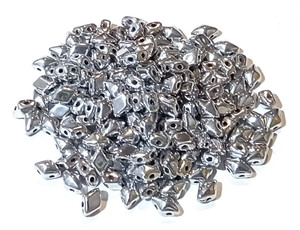 MINI DiamonDuo 2-Hole Czech Glass 4x6mm Beads - Labrador MINI DiamonDuo 2-Hole Czech Glass 4x6mm Beads - Labrador