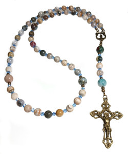 Ocean Jasper DIY Beaded Rosary Making Kit Ocean Jasper DIY Beaded Rosary Making Kit