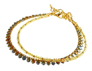 Solar Halo DIY Beaded Anklet Jewelry Making Kit Solar Halo DIY Beaded Anklet Jewelry Making Kit