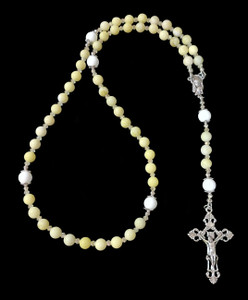 Lemon Jasper DIY Beaded Rosary Making Kit