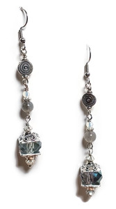Lunar Mist DIY Beaded Earrings Jewelry Making Kit