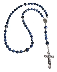 Sodalite DIY Beaded Rosary Making Kit