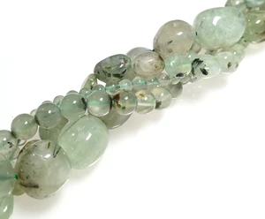 Prehnite Semiprecious Gemstone Beads - 4 Strand Set