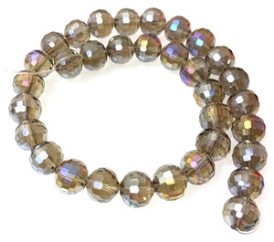 Smk Quartz 12mm Glass Crystal Disco Beads Smk Quartz 12mm Glass Crystal Disco Beads