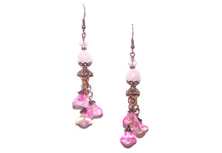 Cottage Garden Beaded Earrings Free Jewelry Making Pattern