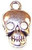 CLOSEOUT- 10 Antique Silver-Plated 16x10mm Skull Pendants CLOSEOUT- 10 Antique Silver-Plated 16x10mm Skull Pendants