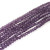 4mm Glass Crystal Rounds - Plum