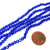 1 Strand of 4mm Glass Crystal Rounds - Royal Blue