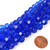1 Strand of 10mm Glass Crystal Rounds - Royal Blue